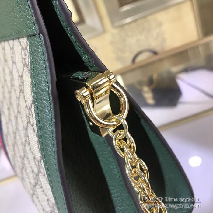 GUCCI古馳女包 新款 專櫃品質 503876 進口牛皮 鏈條肩帶 GUCCI斜跨包  ydgq3431